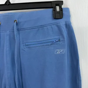 RBK blue pull on drawstring cropped athletic active‎ lounge sweatpants capris M Size M thumbnail 2