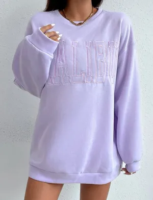 SheIn purple sweater thumbnail 2