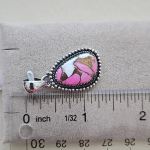 Cotton Candy Turquoise Pendant #4 thumbnail 3