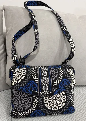 Vera Bradley Hipster Crossbody Canterbury Cobalt Tablet Bag w/Adjustable Strap thumbnail 1
