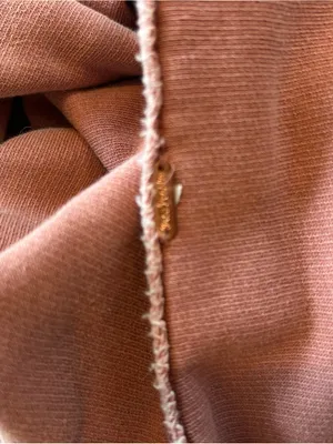Free People Dusty Rose Cropped Sweatshirt - Casual Pullover thumbnail 5