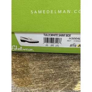 Sam Edelman Womens Tully White Shiny Box Size 8.5‎ Lug Sole Equestrian thumbnail 12