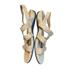 Vionic Amber Shoes Womens Size 8 Beige Cork Strappy Sandals Comfort Walking thumbnail 5