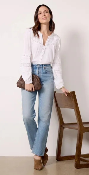 AGOLDE 90’s Pinch Waist High Rise Straight Jeans thumbnail 1