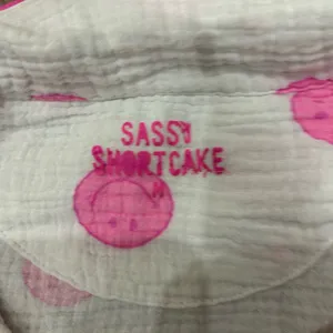 Sassy Shortcake Smiley Dreams Pink Preppy Cotton Pajama Set size medium thumbnail 5