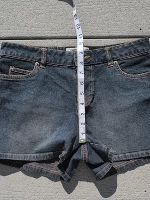 Old Navy Y2K Stretch Jean Shorts | Women's Y2K Old Navy Stretch Denim Shorts thumbnail 6