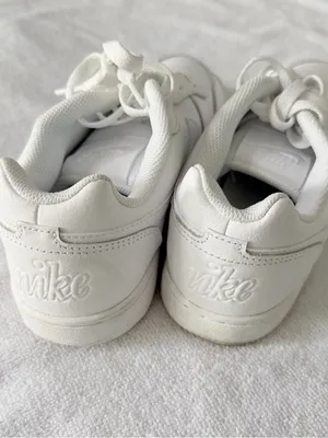 Nike Court Vision Low Triple White Sneakers Women’s Size 8.5 thumbnail 6