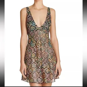 FREE PEOPLE INTIMATELY‎ WOMEN'S BLACK FLORAL LACE Dress Small NWOT thumbnail 2
