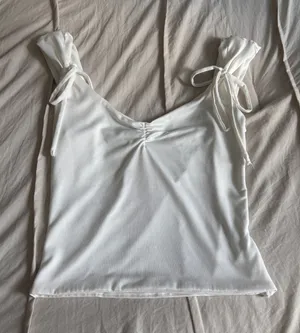White Princess Polly Tie Tank thumbnail 1