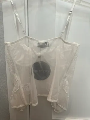 White Fox White Lace Bustier  thumbnail 4