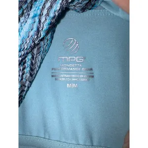 MPG Mondetta Performance Gear Womens Blue Space Dye Racerback Athletic Dress M thumbnail 7