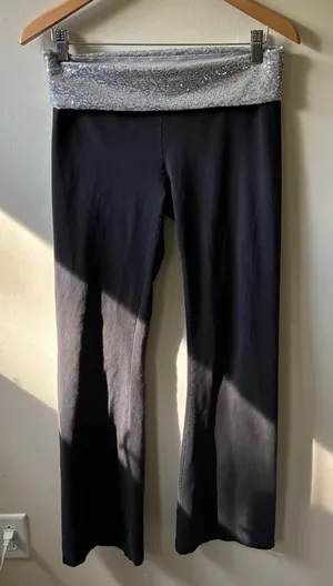 Aerie Sequin Foldover Leggings thumbnail 1