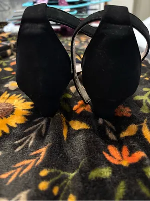 Dream Pairs Black Ankle-Strap Open-Toe Wedges thumbnail 3