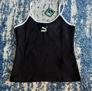 Puma Classics Logo Tank in  Black Medium thumbnail 4