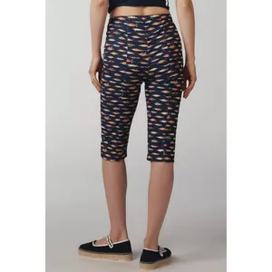 NWT!! Anthropologie MAEVE Fishing Lures Capri Pants Elastic Waist Cropped Medium thumbnail 7