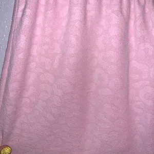 Pinkk Comfy pink cheetah print stretchy plush pajama pants thumbnail 3