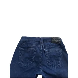 TRUE RELIGION MISTY STEEL PANEL Womens‎ JEANS Low Rise Y2K Skinny Straight Sz 26 thumbnail 6