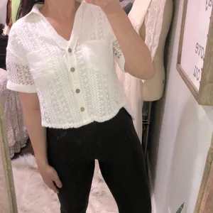 Altar'd State white lace top size xsmall thumbnail 3