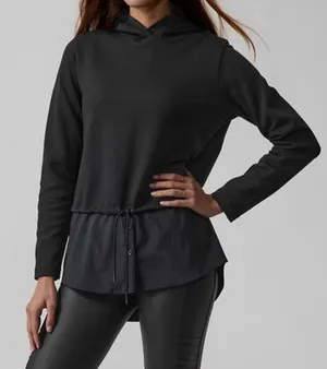 Athleta Charcoal Hoodie‎ Sweatshirt thumbnail 1