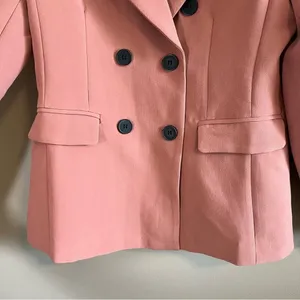 ✨ Deluc Women’s Salmon‎ Coral Sabrina Double Breasted Blazer Small NWT thumbnail 3