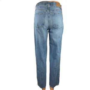 Madewell The Slouchy Boy Jean Blue Denim Straight Leg Medium Wash Jeans Size 23 thumbnail 3
