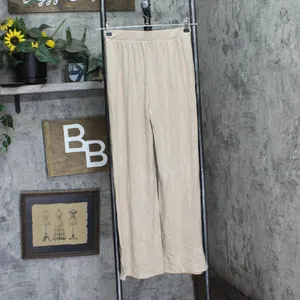 NWT Kali Fashions Womens Knit Cozy Pajama Lounge Pants Brown M thumbnail 2