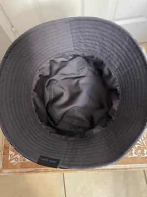 Swirl Pattern Bucket Hat in Blue and Black thumbnail 4
