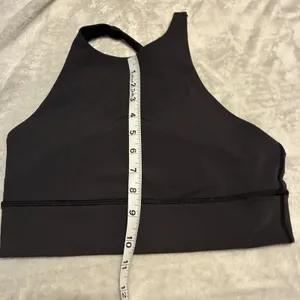 Lululemon Key To Balance Yoga Tank Top Women’s Black High Neck Cross Size 8 thumbnail 4