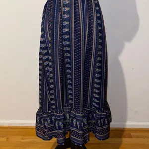 Bohemian Floral Maxi Boho V-Neck Boutique Dress Size Small thumbnail 6