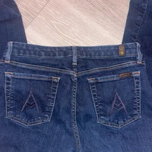 7 For All Mankind Dark Blue Jeans thumbnail 4