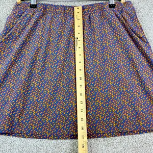 Toad&Co Sunkissed Weekend Skort Size L blue Print UPF50 Hiking Travel Outdoor thumbnail 8