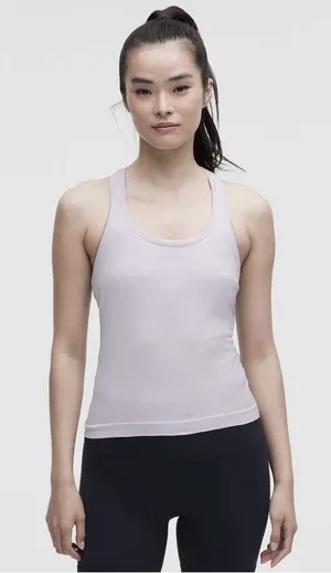 Lululemon Swiftly Tech Racerback Tank Top 2.0 *Waist Length Lavender Gray thumbnail 1