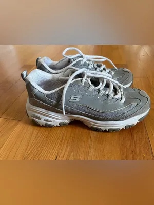 Skechers D'Lites Air-Cooled Memory Foam SN11936 Grey Size 9 Women's Sneakers thumbnail 2