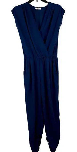 OODT Women’s Blue Wrap Jumpsuit Small thumbnail 1