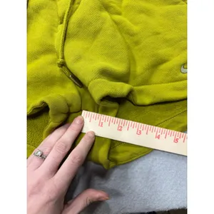 Nike Sportswear XS Chill Terry Snap Waist French Shorts High Rise‎ Volt Green thumbnail 10