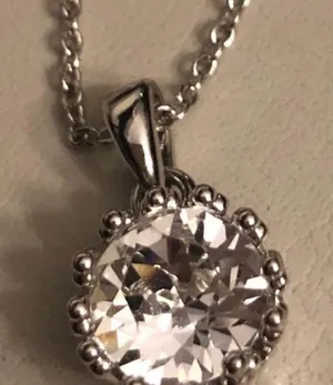 Swarovski New Silver Plated Necklace & Earrings thumbnail 4