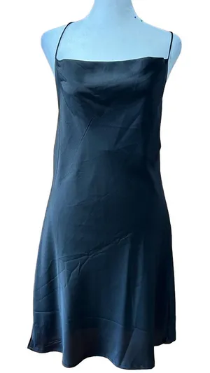Black Slip Dress Elegant thumbnail 1