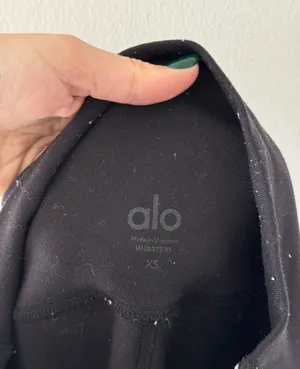 Alo Black Airbrush Flare Leggings thumbnail 6