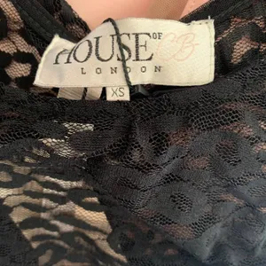 NWT House of CB Carmine‎ Cheetah Print Sheer Bodysuit in Black thumbnail 6