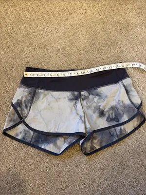 Lululemon Tie-Dye Speed Up 2.5” Performance Running Shorts - Gray/light Gray thumbnail 8