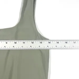 Abercrombie & Fitch Womens Medium Sage Green Buttery Soft Square‎ Neck Bodysuit thumbnail 7