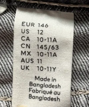 H&M Black/grey Jeans thumbnail 3
