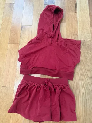 Pink Lily Sleeveless Hoodie Mini Skort thumbnail 3