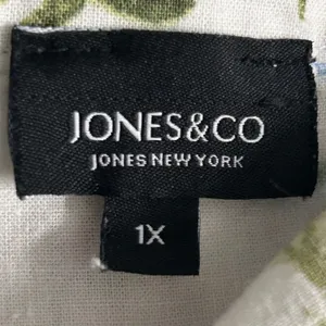 Jones‎ And Co Linen Popover Top Cream 1X thumbnail 5