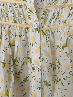Anthropologie The Leandra Shirred Yoke Blouse by Maeve, Size XS thumbnail 8