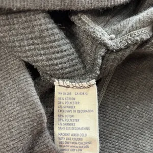 American Eagle Vintage Y2K Gray Long shirt with hoodie Size S thumbnail 9