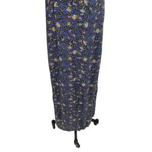 Flax Bumblebee Sleeveless Maxi Dress Purple Green Palm Print‎ Size Petite XS thumbnail 11