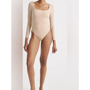 NWT Quince Second Skin Long Sleeve Bodysuit Size medium thumbnail 2