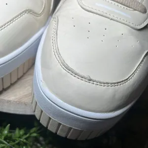 PUMA Carina Street Better Platform Sneakers Cream & White Casual‎ Comfy Leather thumbnail 14