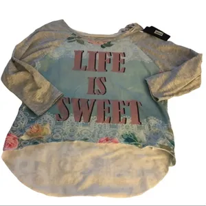 Guess Life Is Sweet 3/4 Sleeve Tshirt M thumbnail 4